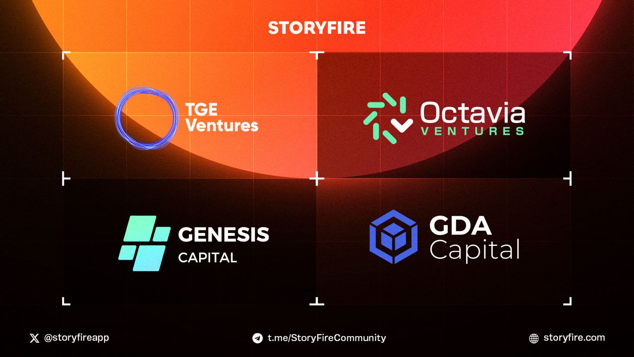 StoryFire’s April 2024 BLAZE round announcement featuring TGE Ventures, Octavia Ventures, Genesis Capital and GDA Capital